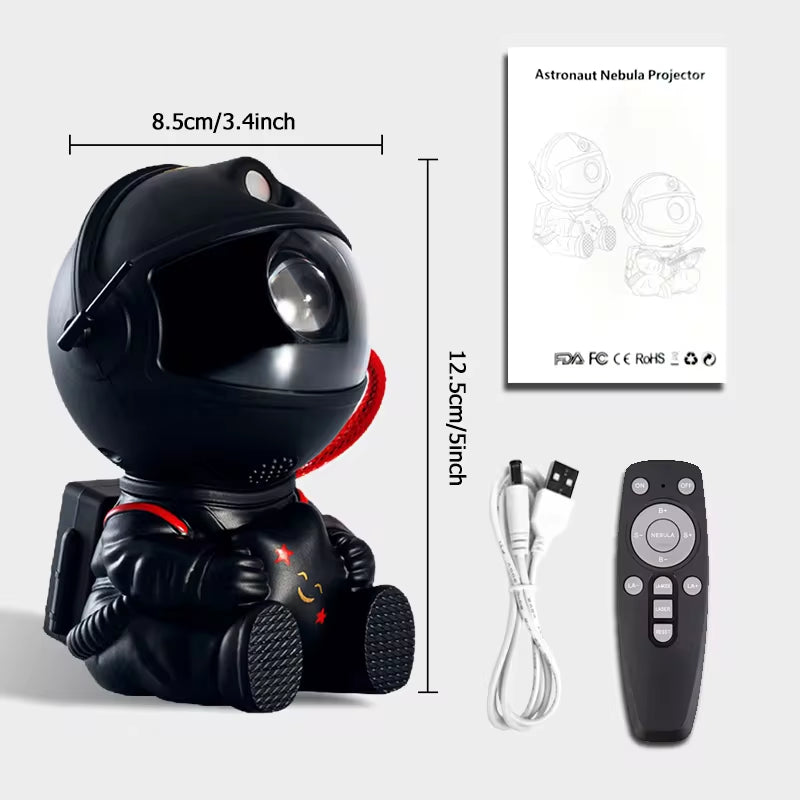 Star Projector Galaxy Night Light Astronaut Space Projector Starry Nebula Ceiling LED Night Lamp for Home Decorative Kids Gift